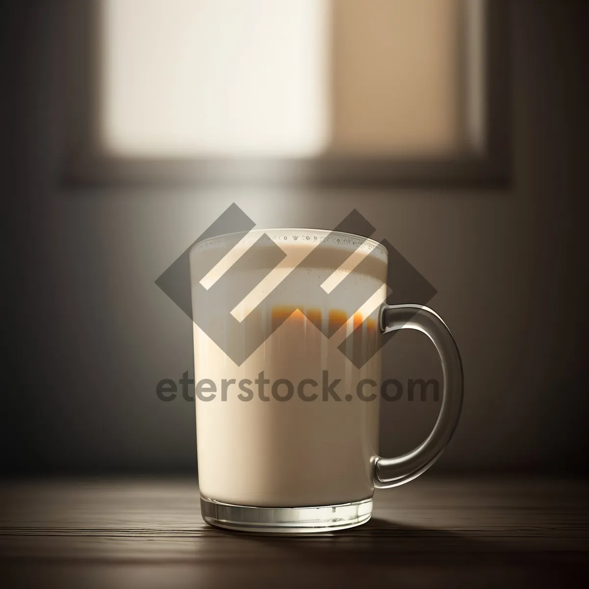 Picture of Hot Morning Cappuccino in Coffee Mug