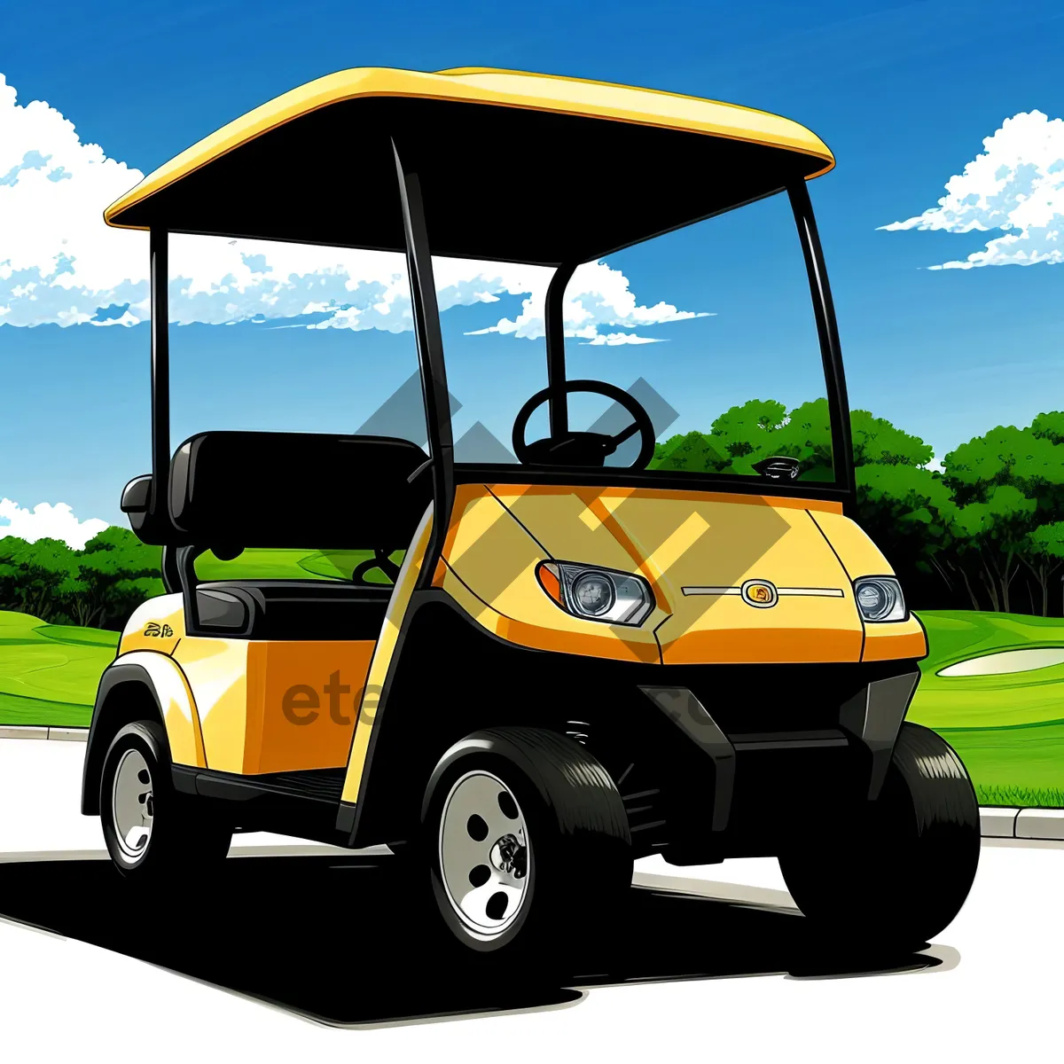 Picture of Golf Auto: Speeding through the Course