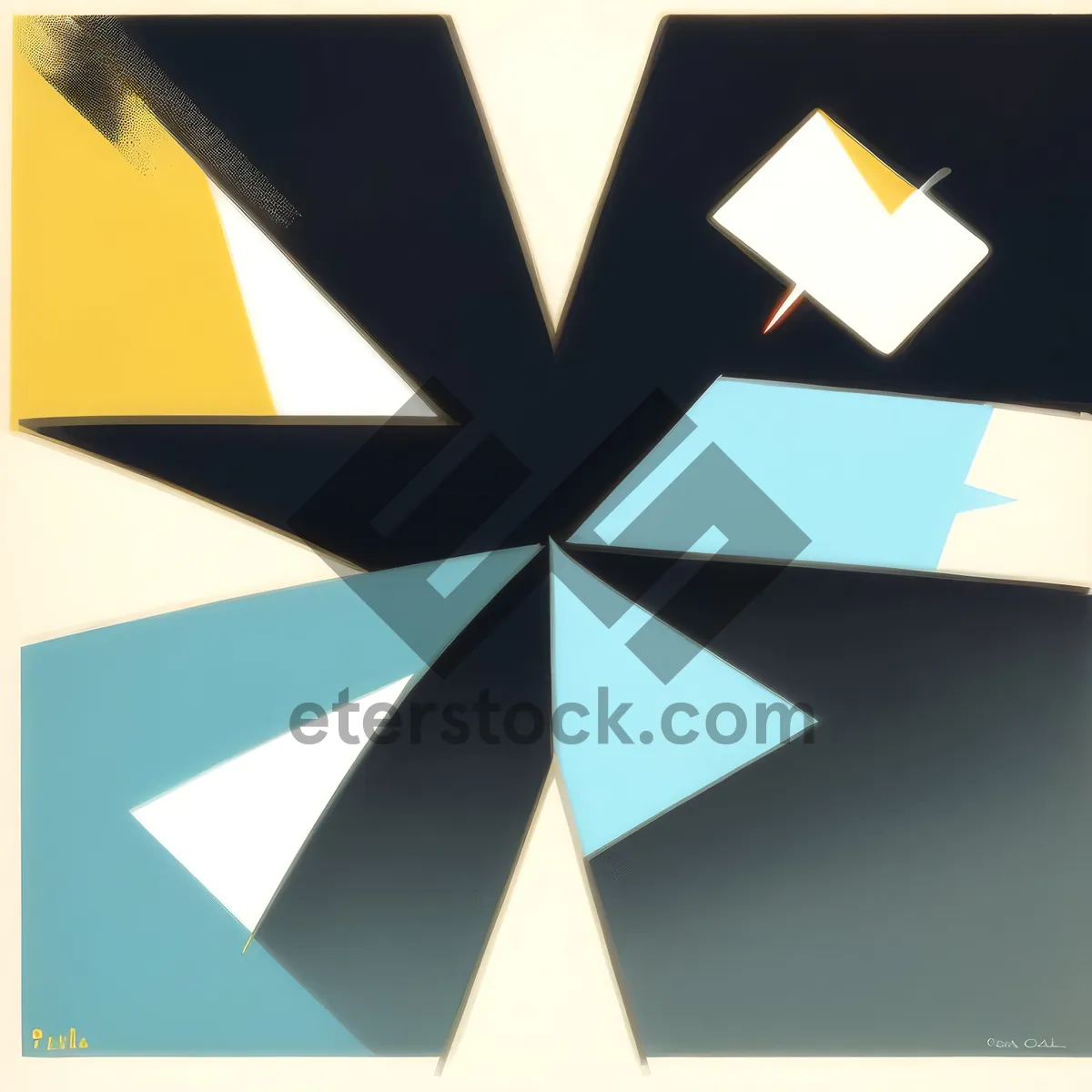 Picture of Abstract 3D Geometric Wallpaper Design