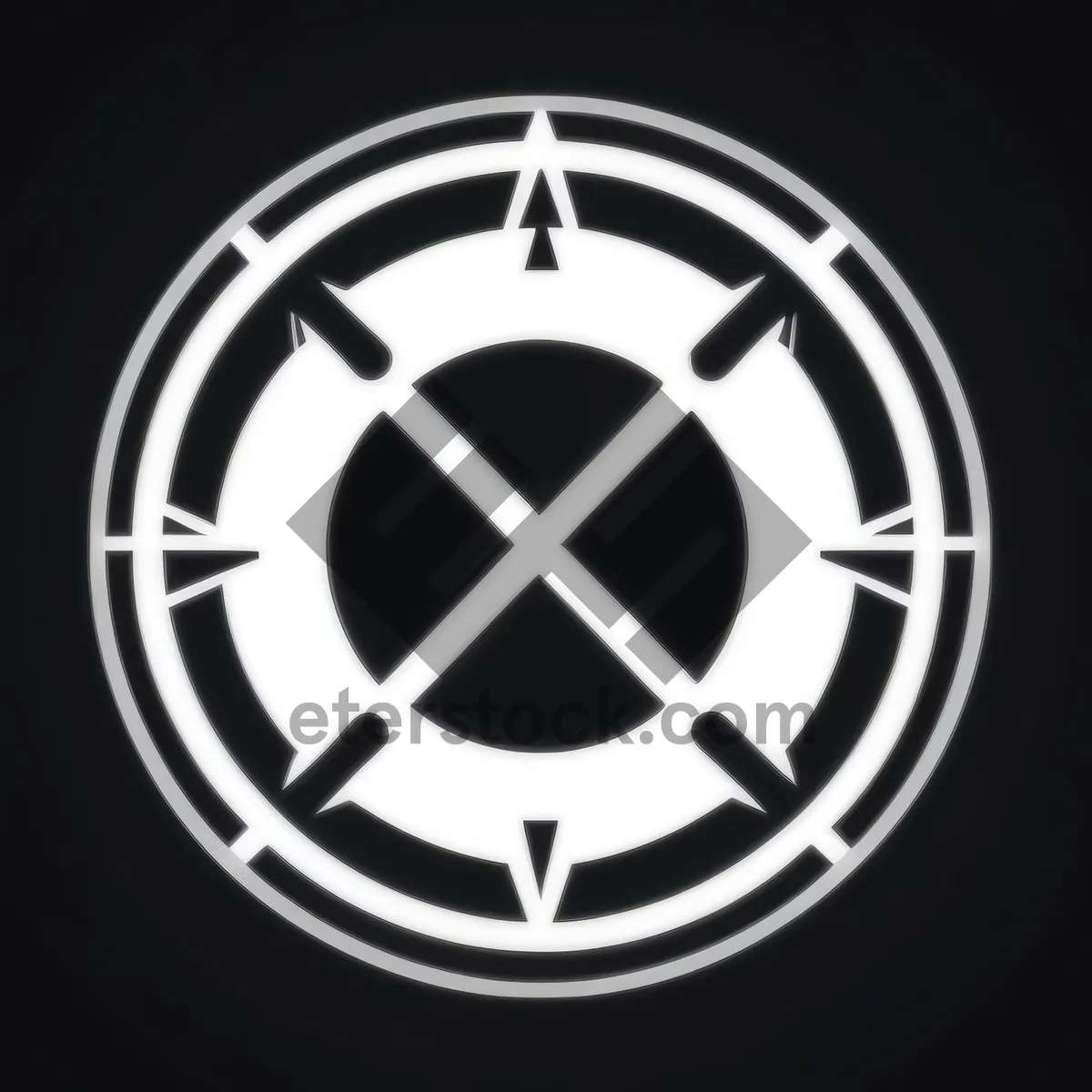 Picture of Sleek Web Buttons Set - Modern Metallic Symbols