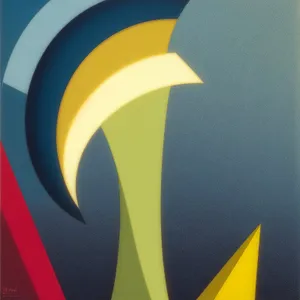 Patriotic National Flag Design: Symbolic Graphic Art