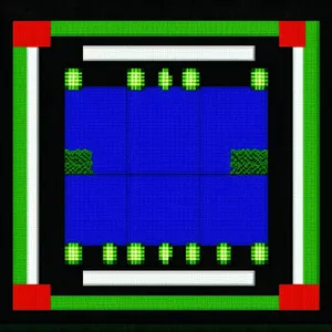 Digital Oscilloscope Display: High-Tech Technology Board