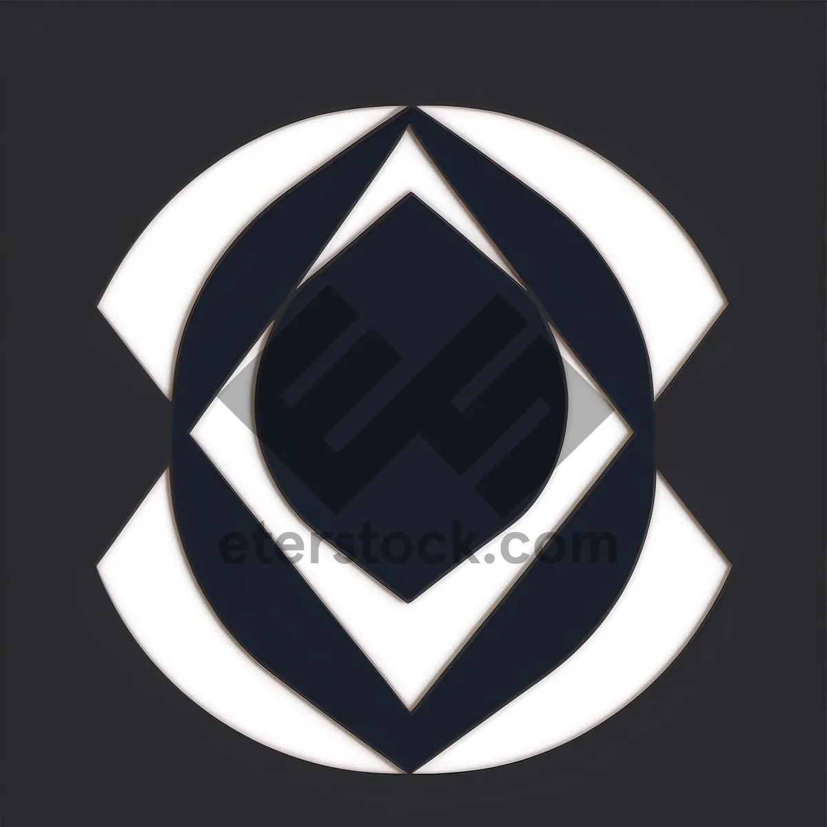 Picture of Enchanting Heraldic Gem Icon in Graphic Design