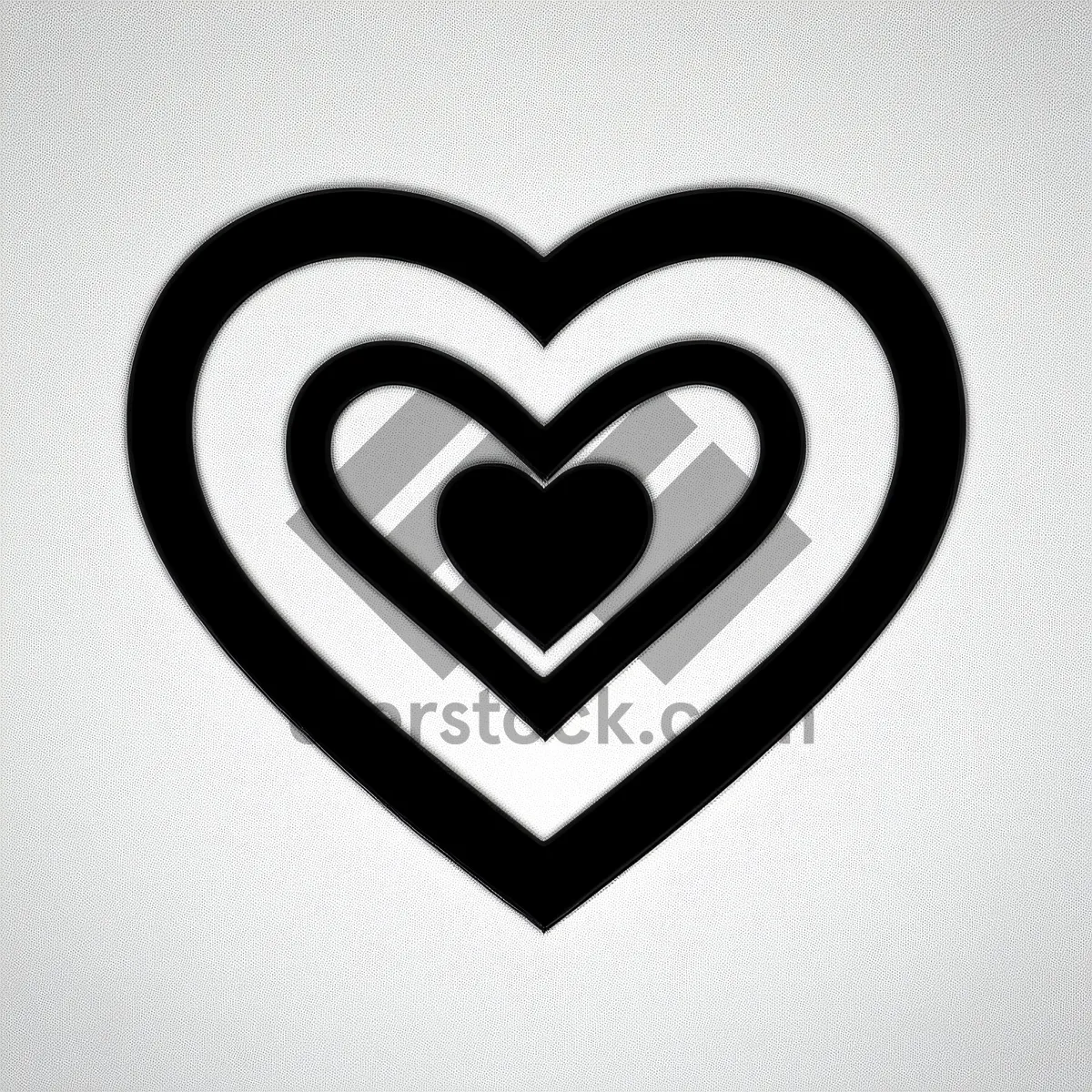 Picture of Love-infused Hippie Heart Graphic Symbol