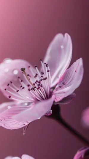 Pink Daisy Blossom in Summer Garden.