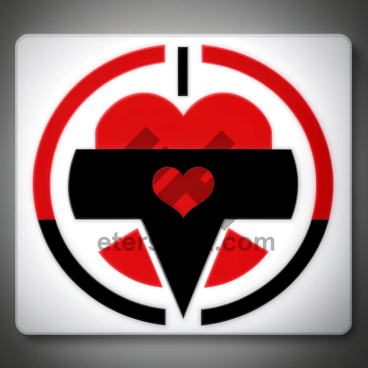 Picture of Web Push Button Icon - Shiny Glossy Symbol