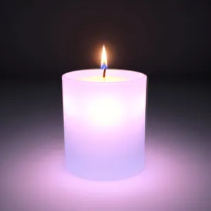 Flame of Serenity: A mesmerizing candle illuminating darkness.