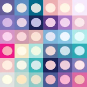 Modern Polka Dot Web Design Icon Set