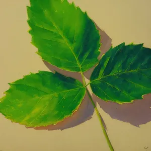 Vibrant Summer Leaf in Garden's Greenery