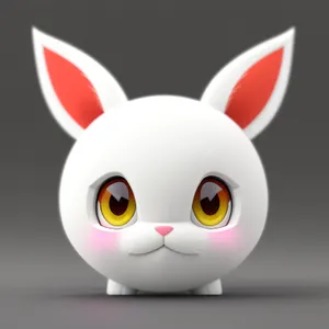 Cute Bunny Cartoon Icon Sign Symbol