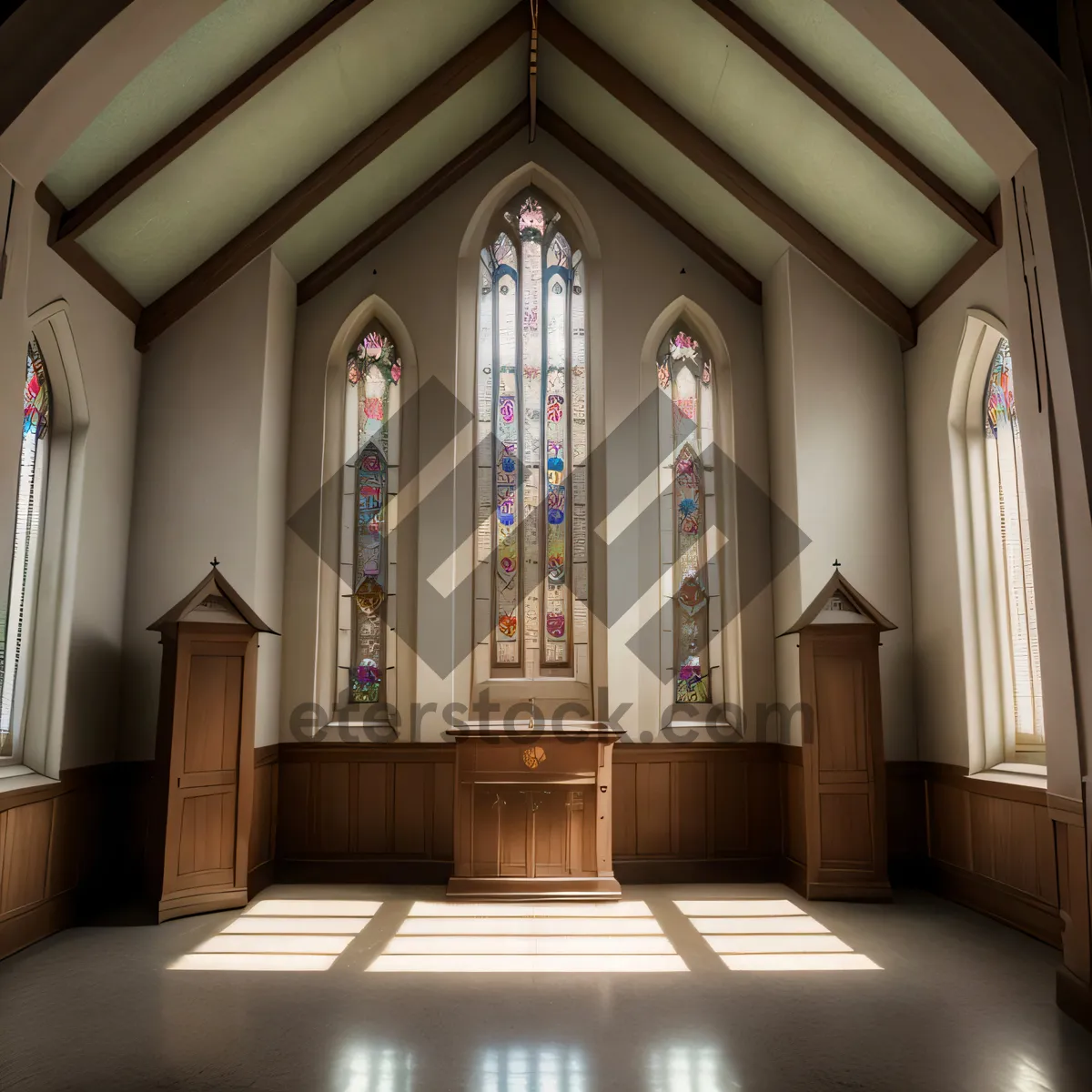 Picture of Historic Cathedral Altar: A Sacred Symbol of Faith