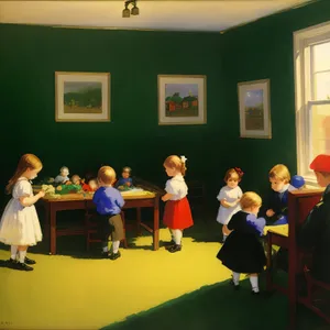 Group of professionals in a classroom