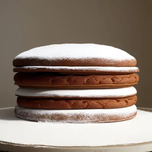 Delicious Chocolate Cake Stack for Breakfast