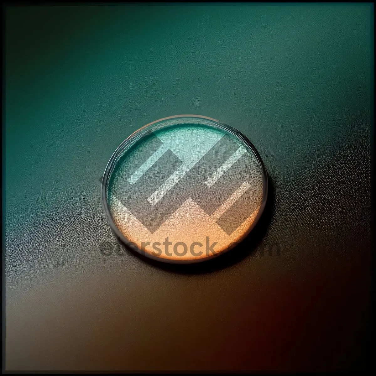 Picture of Powder Button: Shiny Circle Design - Web Icon