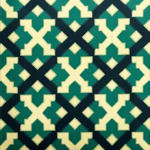 Checkered Geometric Pattern Wallpaper Design