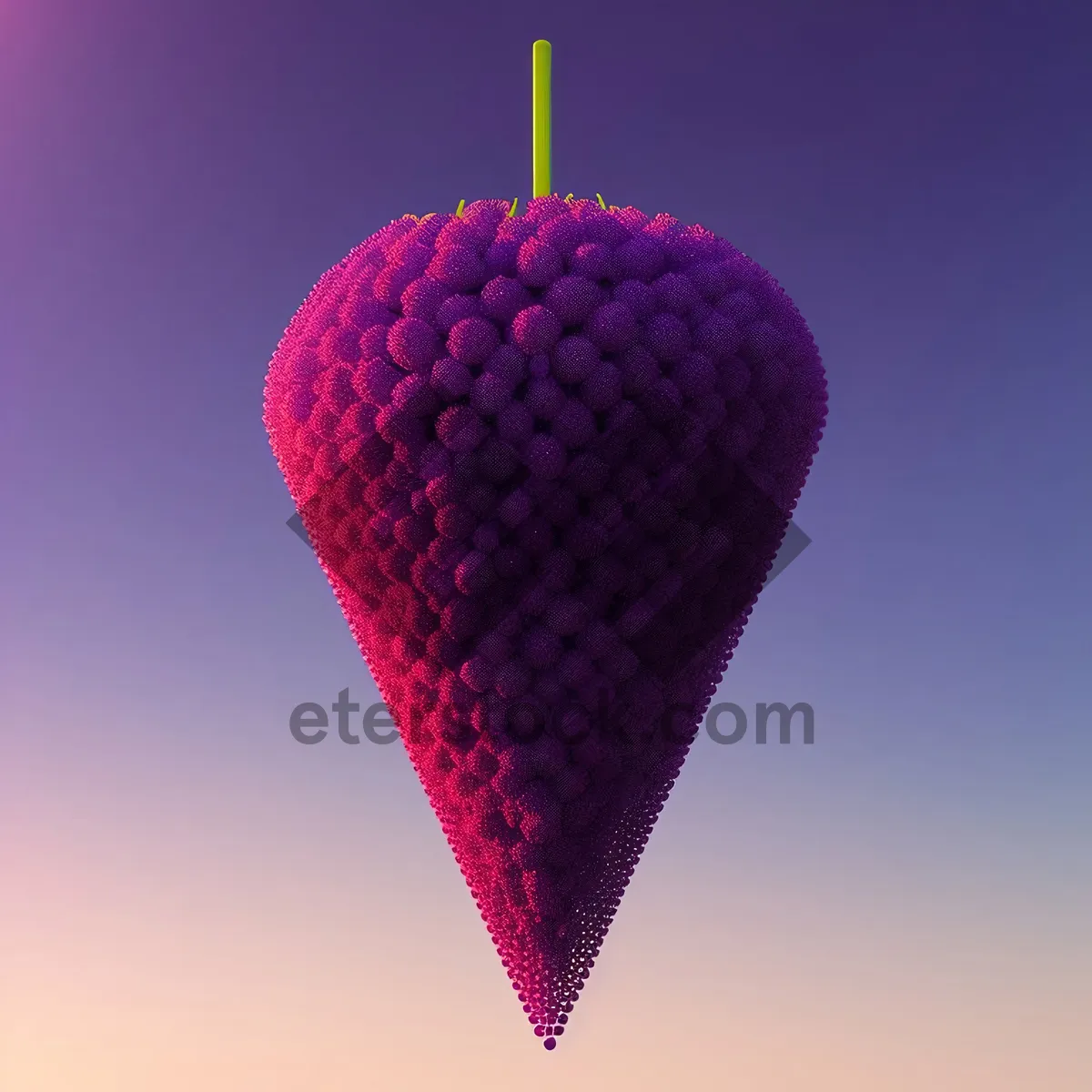 Picture of Juicy Berry Ice Cream Cone Delight