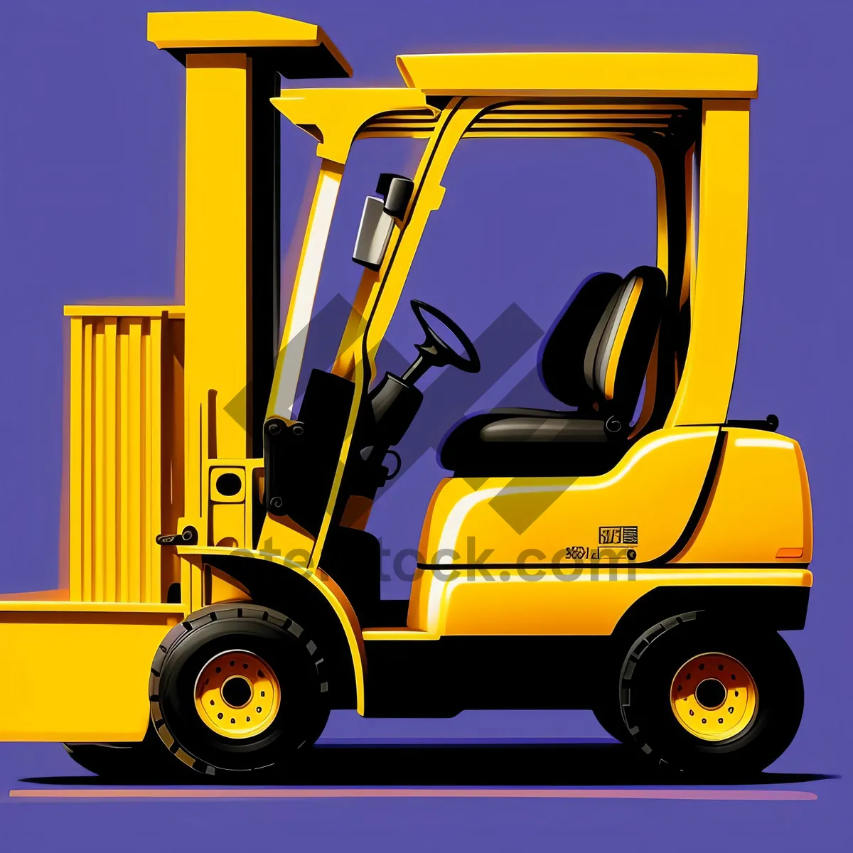 Picture of Heavy-duty Forklift in Action
