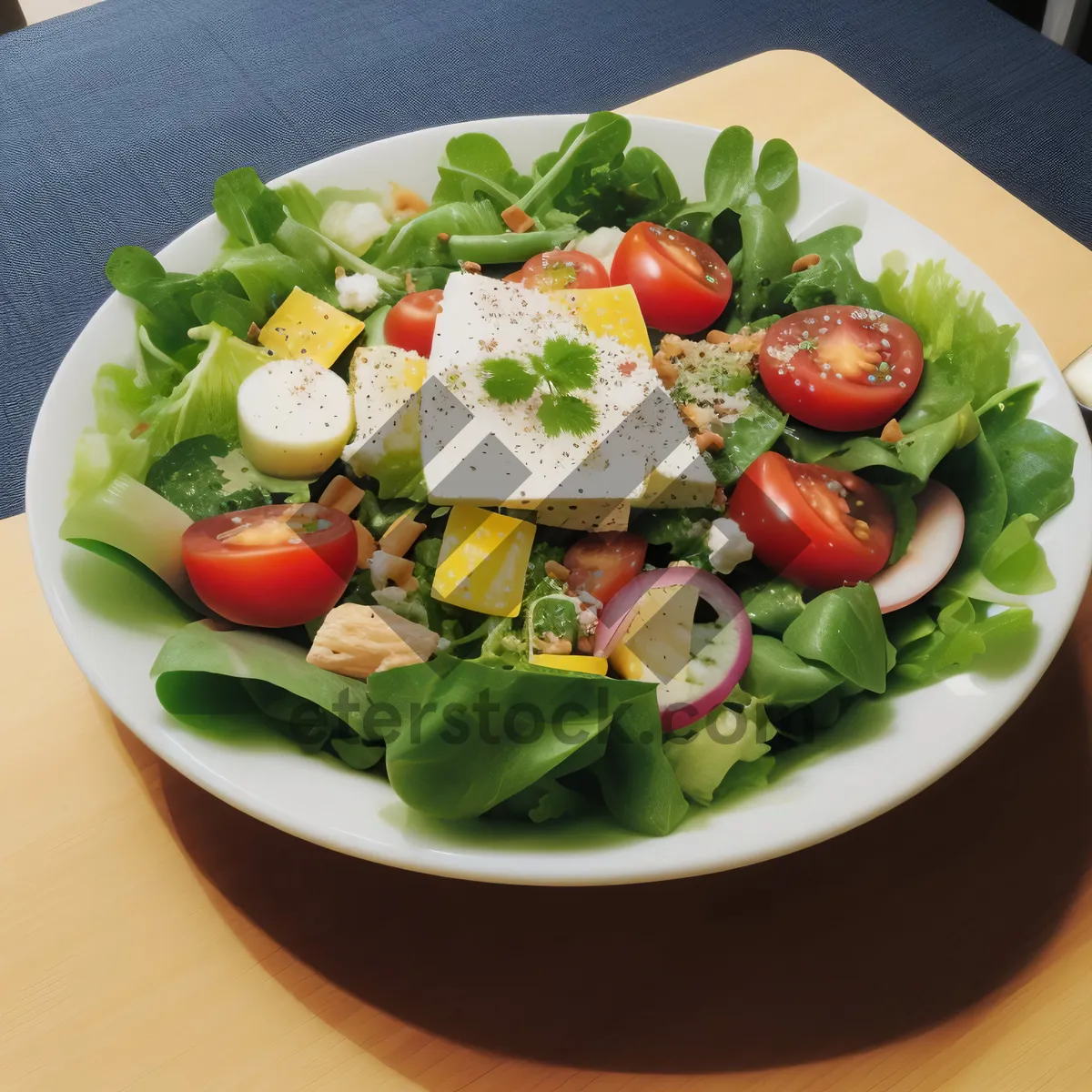 Picture of Delicious Vegetable Salad with Fresh Ingredients