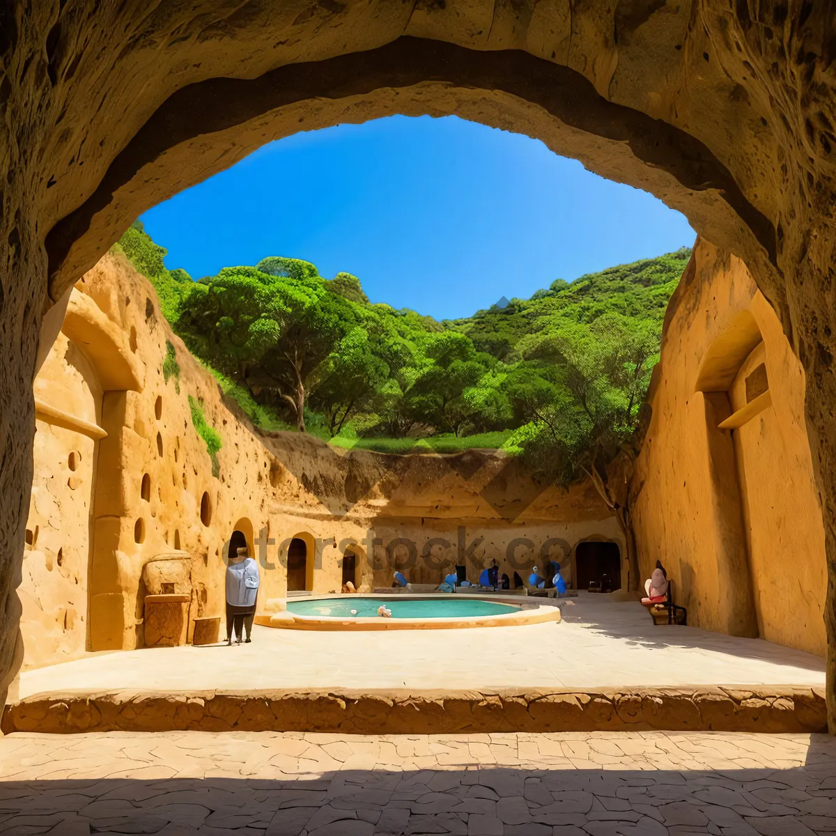 Picture of Ancient Monastery Vault: Architectural Marvel of History