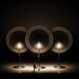 Graphic Circle Light Spotlight Design