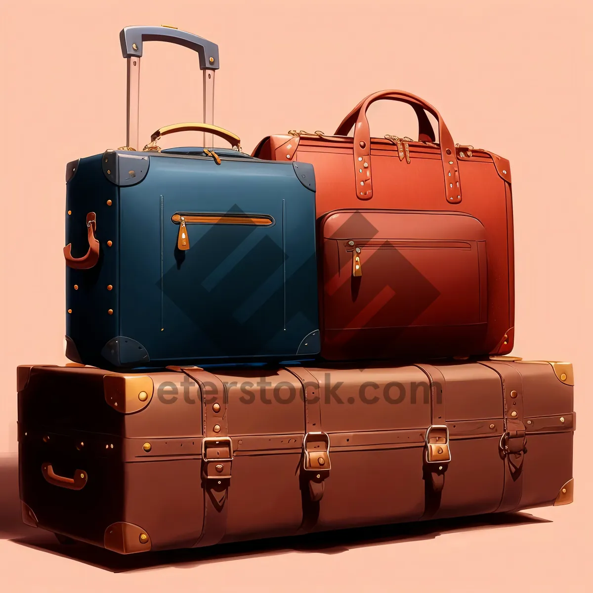 Picture of Leather Briefcase Bag for Vehicle Equipment