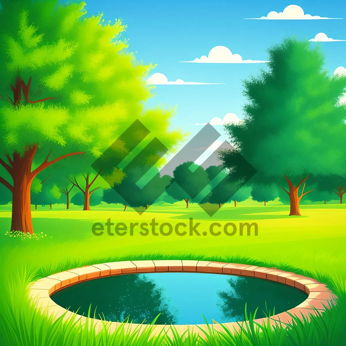 Picture of Idyllic Golf Course Oasis with Breathtaking Views