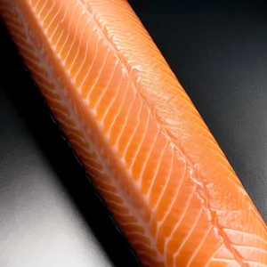 Freshly Sliced Raw Salmon Fillet - Gourmet Seafood Cuisine