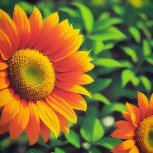 Vibrant Sunflower Blossom in a Sunny Field