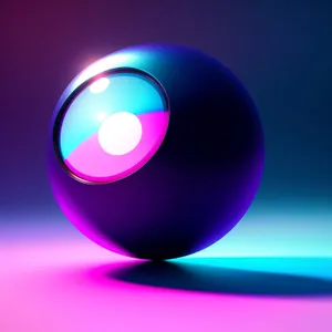 Glossy Shiny Glass Button Icon