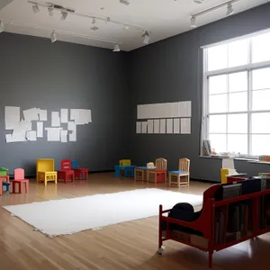 Modern Luxury Interior Design: Elegant Wood-Framed Window