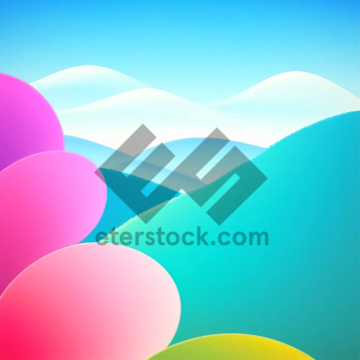 Picture of Vibrant Circle Gradient Design