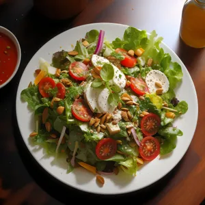 Delicious Vegetable Salad with Fresh Ingredients