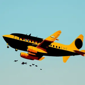 High-Flyer: Military Jet Soaring Through the Sky