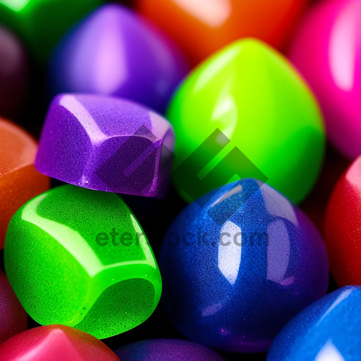Picture of Colorful Easter Candy Egg Celebration