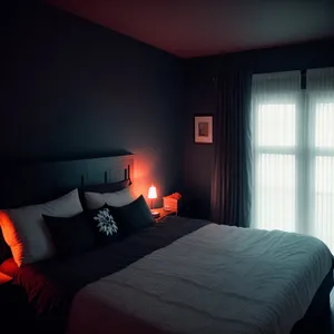 Comfortable Wood-Floored Bedroom Retreat with Modern Decor