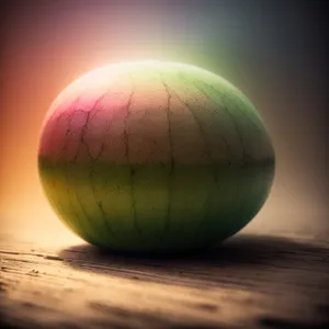 Savory Onion Bulb on Egg Sphere Food
