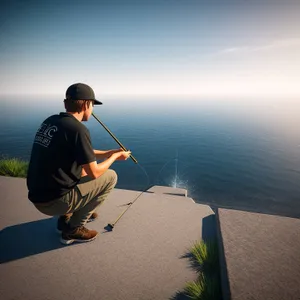 Sunset Reel: Fishing Gear and Equipment by the Ocean