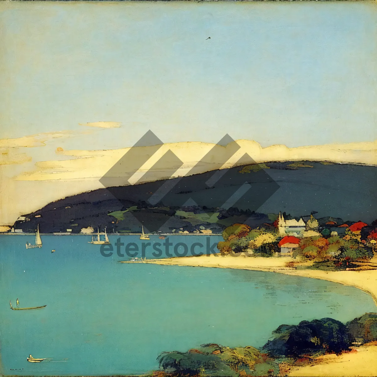 Picture of Serene Beachscape with Azure Waters