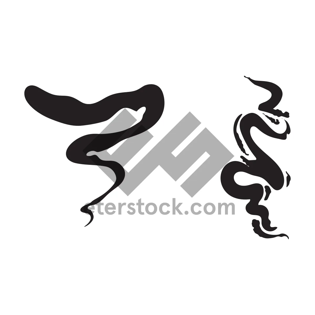 Picture of Wild Horse Silhouette Icon: Black Poison Design Art