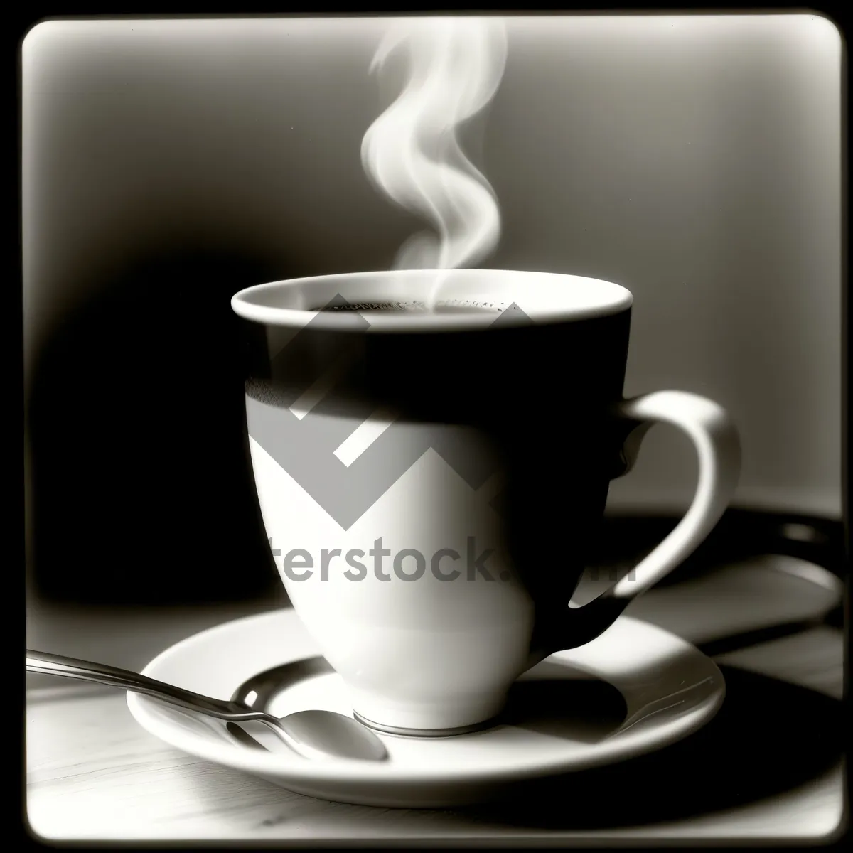 Picture of Morning Brew: Hot Coffee in Ceramic Mug