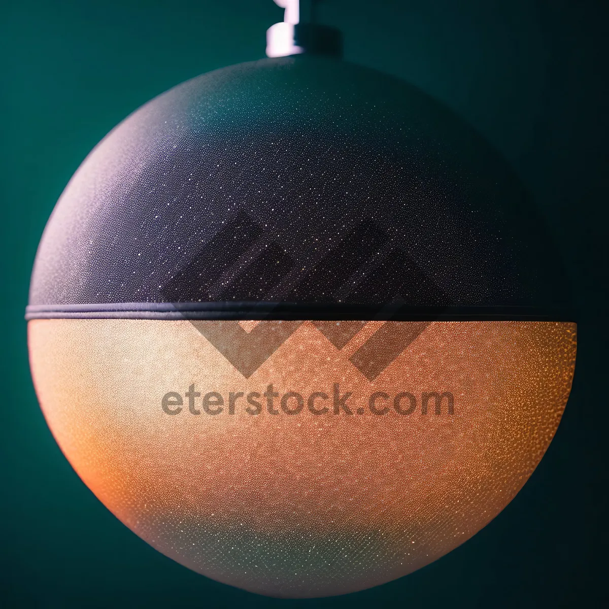 Picture of Glittering Gold Winter Holiday Ornament