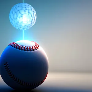 Sport Icon: Baseball and Shuttlecock Equipment Design
