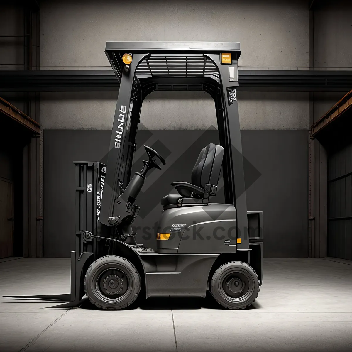 Picture of Heavy-duty Forklift in Industrial Setting