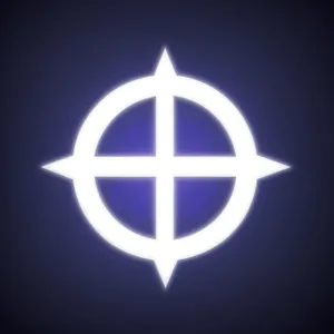 Decorative Heraldry Symbol: Artistic Star Icon Design