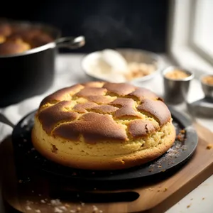 Sweet and Delicious Breakfast Cake with Espresso