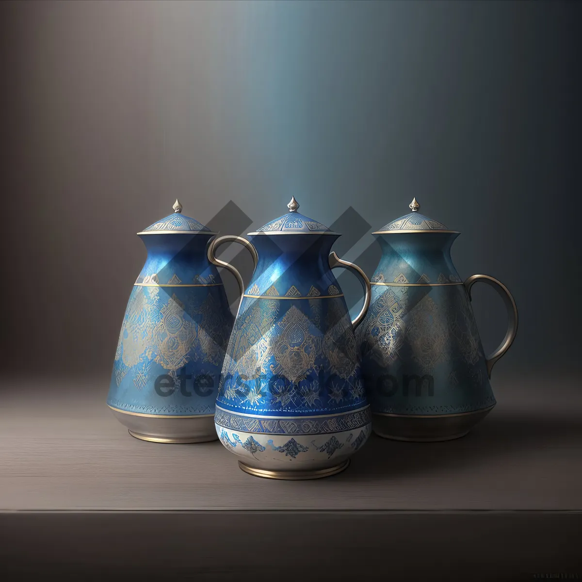 Picture of Ceramic Teapot Pitcher for Traditional Beverage