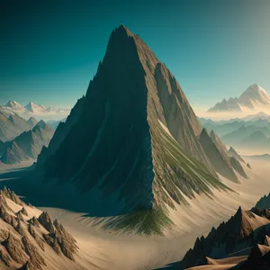 Serene Mountain Escape amidst Snowy Peaks