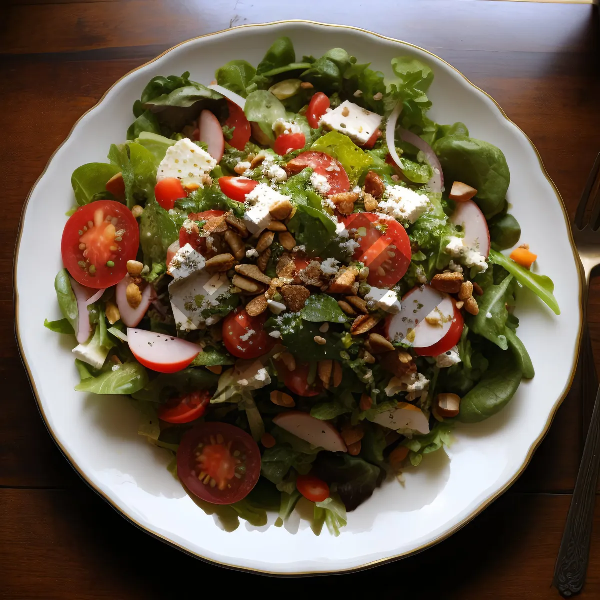 Picture of Delicious Grilled Cheese and Tomato Salad