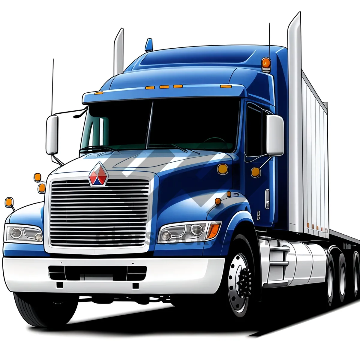 Picture of High-speed cargo transport on the highway