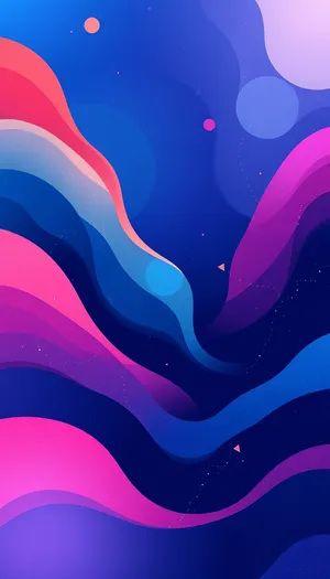 Abstract digital art graphic design in rainbow colors